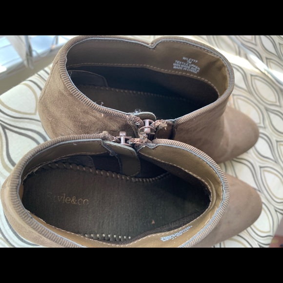 Style & Co Wiley suede boots - Picture 3 of 3